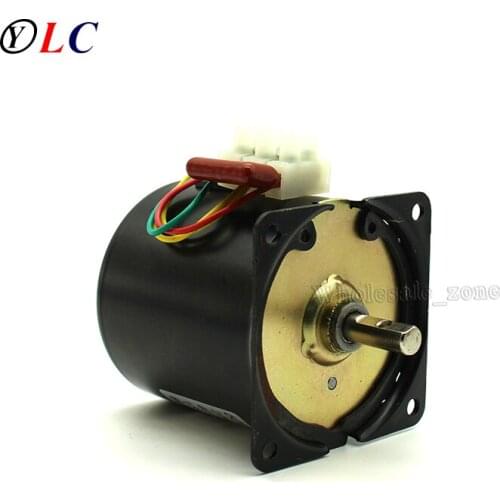 60KTYZ Permanent Magnet Synchronous Motor low speed AC220V 14w 2.5rpm~110rpm 0.5A PMSM Motor