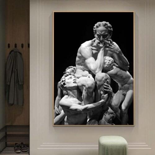 Sculpture of David Canvas Paintings on The Wall Art Posters and Prints Nordic Art Wall Decorative Canvas Picture for Living Room