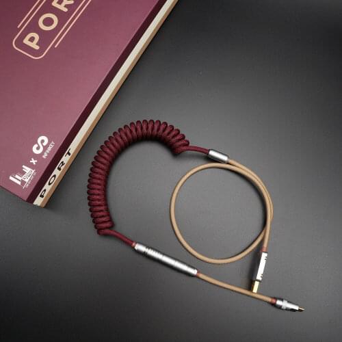 MelGeek Handmade Coiled USB Cable with Aviator Customized Port Keycaps Colorway USB Cable type c mini usb micro
