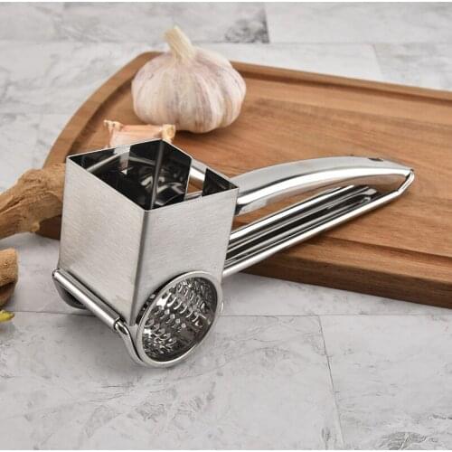 Stainless Steel Cheese Planer Hand Rotating Cheese Grater Kitchen Creative Cheese Planer Household