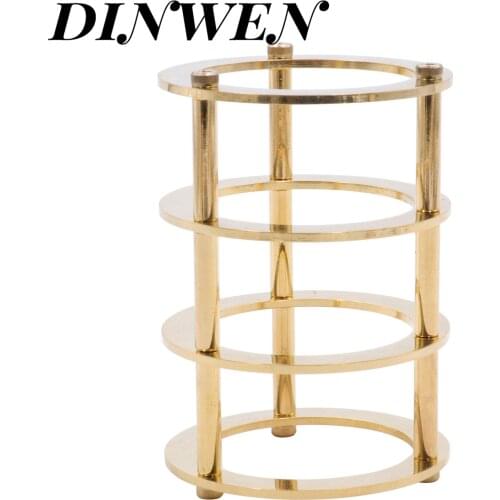 1PC VACUUM TUBE GUARD PROTECTOR COVER Gold Plated Brass for EL34 KT88 5881 6SL7 6CA7 5AR4 6SN7 6V6 8pin Tubes Audio DIY HiFi