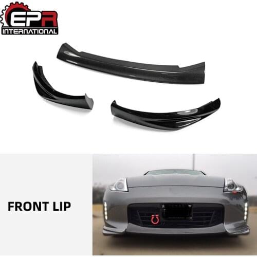 2012 onwards Auto Tuning Part For Nissan 370Z Z34 Fiber Glass Kouki Late Model JDM Front Lip (Facelift) Carbon Lip