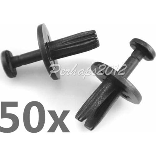 50 pcs for Chrys 34201621 Front Fender Mud Skirt Clips Fender Liner Retainer Rivet for 81on 14019205 14019206 34201621