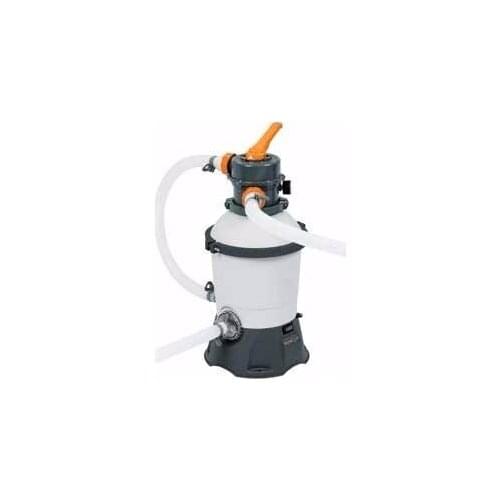 58271 Bestway 530 Gal Sand Filter For 1100-16000L Pool Corrosion-Resistant Tank 6-Position ValveTop Flange Clamp Design