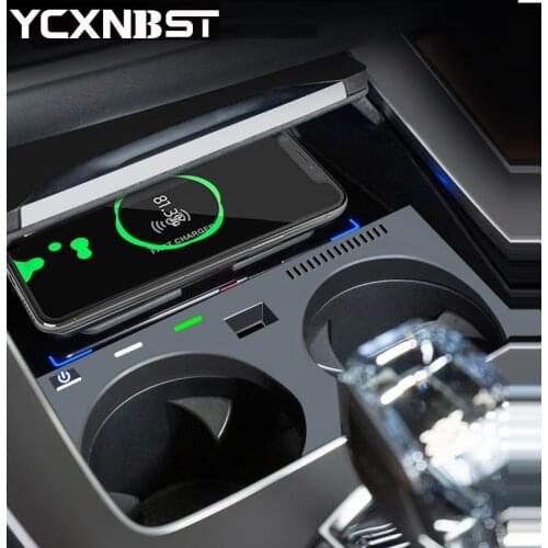 Car Wireless Charging Phone Charger Fast Charging Plate Phone Holder Qi for bmw X5 G05 X6 G06 2019 2020 15W