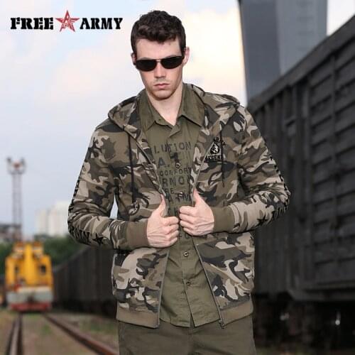 Brand Winter Man Jacket Fleeced Hooded Camouflage Jackets Men Casual Jackets Coats Thick Velvet Military Jacket Male Ms-6073B