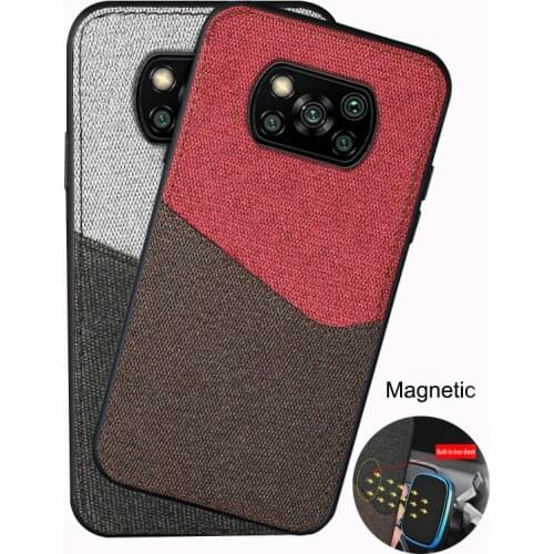 Canvas Phone Case for Poco X3 Pro NFC F3 M3 X2 Mi 11 10 Ultra 10T Lite 9 9T Cover For Xiaomi Redmi Note 9 Pro Note 10 8 pro 10s