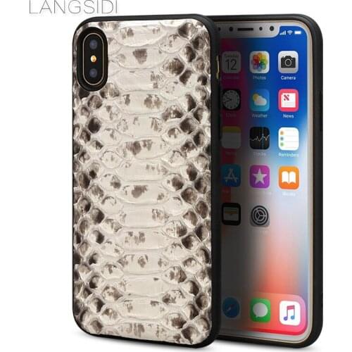 Natural python skin cover phone case for iPhone 11 pro promax X XS XSmax XR 5 5s 6 6s 6sp 7 7P 8 8P SE 2020