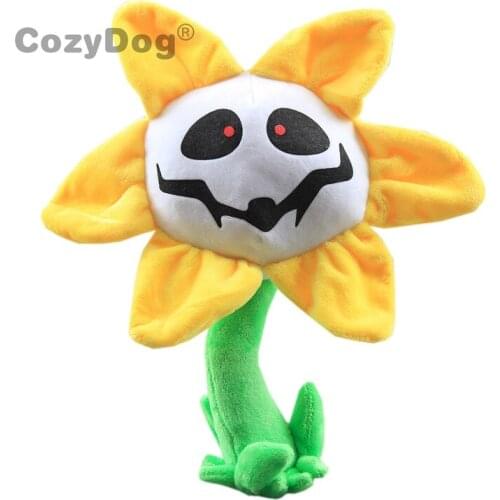 26 CM Hot Game Undertale Flowey Plush Toys Doll Peluche Cute Sunflowers Stuffed Toy Pillow Cushion Baby kids Birthday Gift