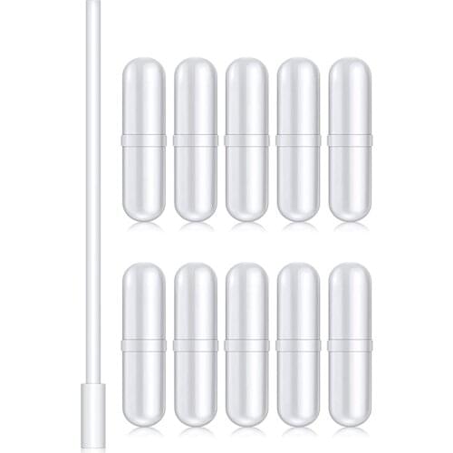 PTFE Magnetic Stir Bars, 35Mm Magnetic Stirrer Mixer Stir Bar With Ring Shape White Magnetic Laboratory Bar