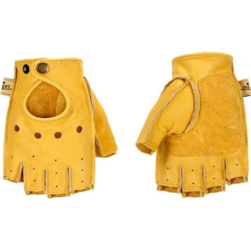 Touch Screen Motorcycle Gloves Summer Breathable Reverse Stitched Motorbike Riding Retro Fashionable Glove