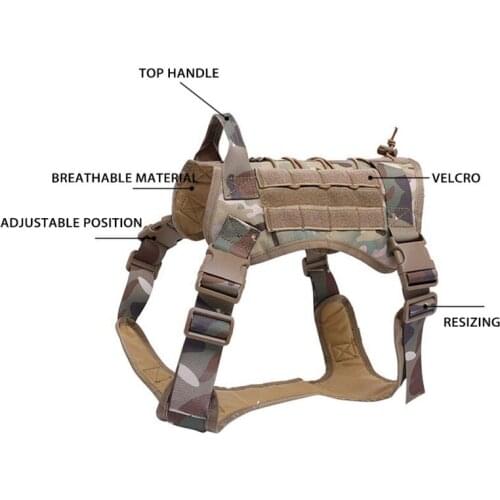 Outdoor Waterproof Camouflage Seat Belt Medium And Large Dog Training Seat Belt Camouflage XL Code