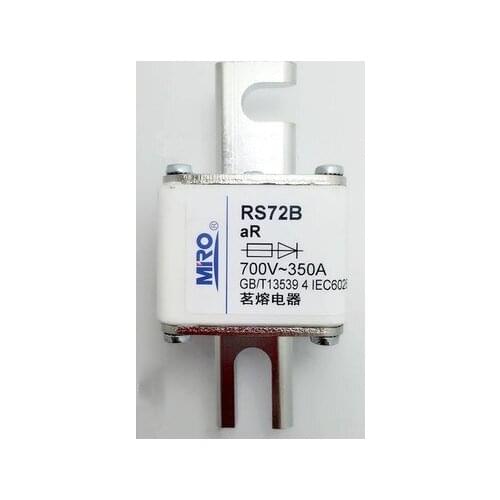 Fuses: RS72B 700V 350A aR / RS72C 660V 200A / RS73A 690V 250A / RS73B 690V 160A / RS73BZ 690V 450A aR