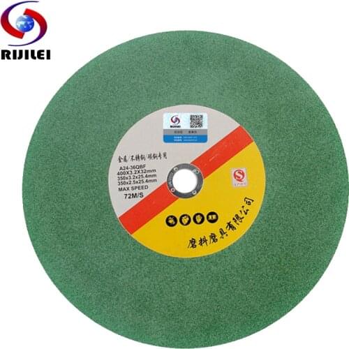 RIJILEI 3PCS 350mm Stainless Steel Cutting Discs Metal Grinding Wheel Metal Accessories Tool Angle Grinder Disc CX03