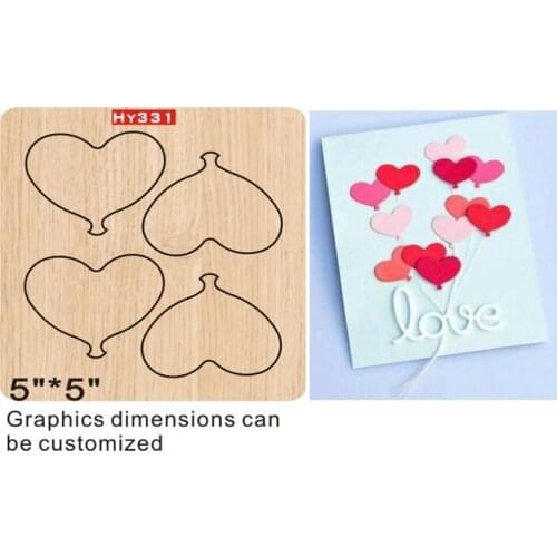 Confession balloon cutting dies 2019 die cut & wooden dies Suitable for common die cutting machines on the marke