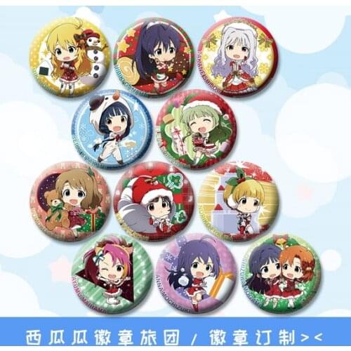 The Idol Master LEADER!Amami Haruka 58 mm Badges Brooch Round Icons Pins