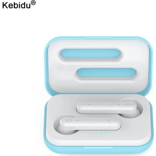 Bluetooth V5.0 Headsets TWS Wireless Earphone Waterproof Noise reduction Earbuds True Wireless Sport Earphones With Mic