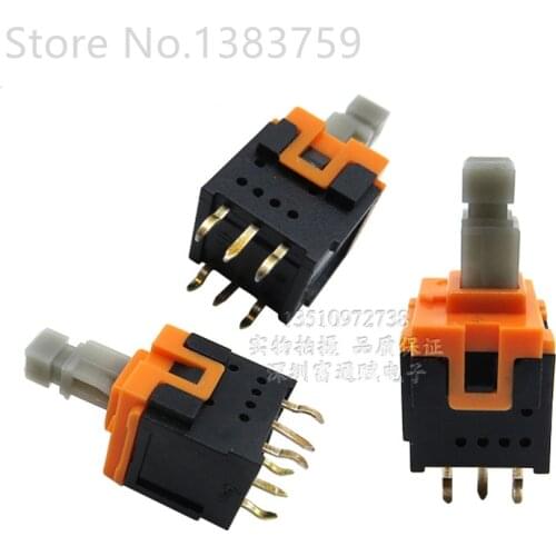 10*10.9*20.5MM self-locking Push button switch ESB30B133 button switch 6 feet