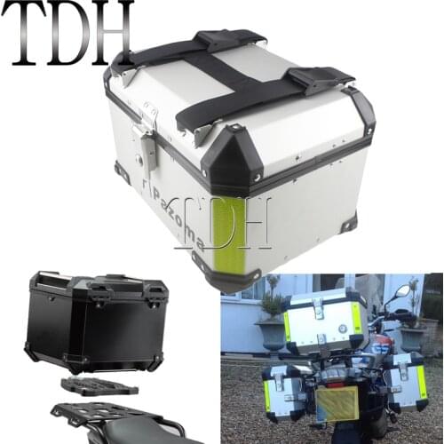 45L Trail Topcase Adventure Tail Cargo Pannier Sorage Box For BMW G310 R R1200GS F800GS Triumph Tiger 800 XC For 1190 1290