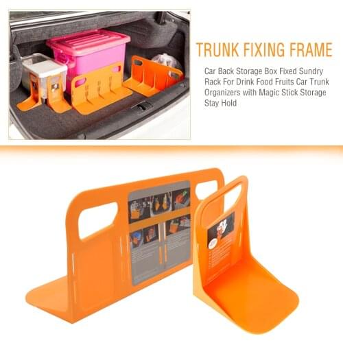 Car Boot Storage Box Fixed Sundry Rack Car Interior Trunk Rack Storage Racks Car Trunk Organizers Cars Styling accessories