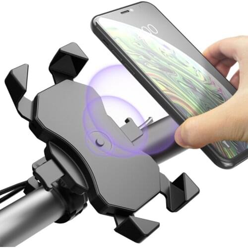 Bicycle Bike Phone Holder Mount 360 Rotatable MTB Bike Navigation Support For 4-6.5 inch Motorcycle Mobile Phone Bracket Holder