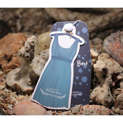 Eco-friendly Labels Design Custom Printed Your Own Name Logo Paper Swing Hang Tag for fashion girl