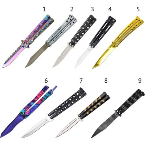 Personality Creative Car Sticker for Fantasy Butterflies Knives Sunscreen Waterproof PVC Stickers Car Camper Decor Accessories