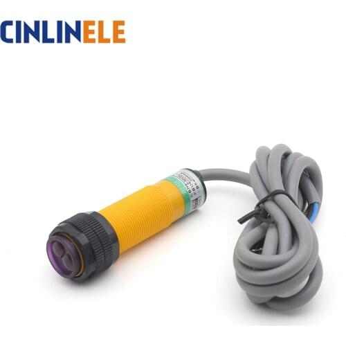 Infrared Proximity Switch Diffuse Reflection Optical Sensor 3D Printer Automatic Door Curtain Elevator E3F DS10C4 DS30C4