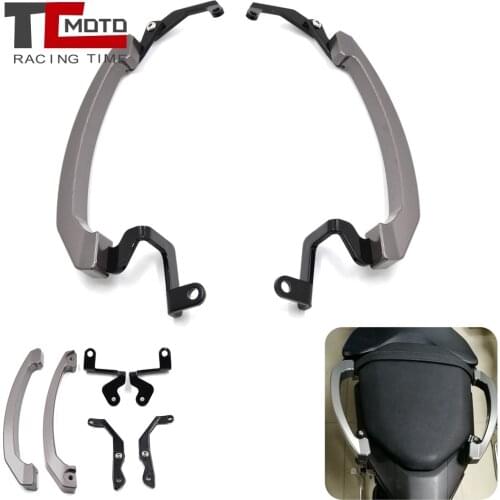 For Yamaha MT07 FZ07 MT 07 FT 07 2014 2015 2016 2017 Motorcycle Accessories CNC Rear Passenger Seat Hand Handle Grab Bar Rail