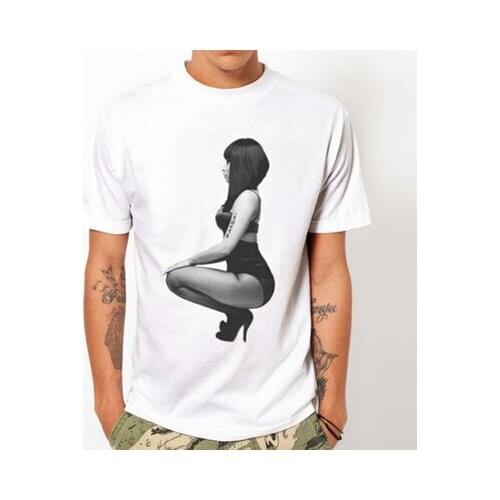 Mens T Shirt Clothing Nicki Minaj Bw Pink Friday Young Money White T-shirt Mens 100% Cotton Top Tees