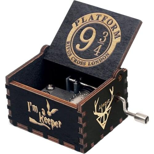 New Carved Magic School Music Box Beauty And Beast Queen Gifts Christmas Decoration Family Decoration Gift Music Box