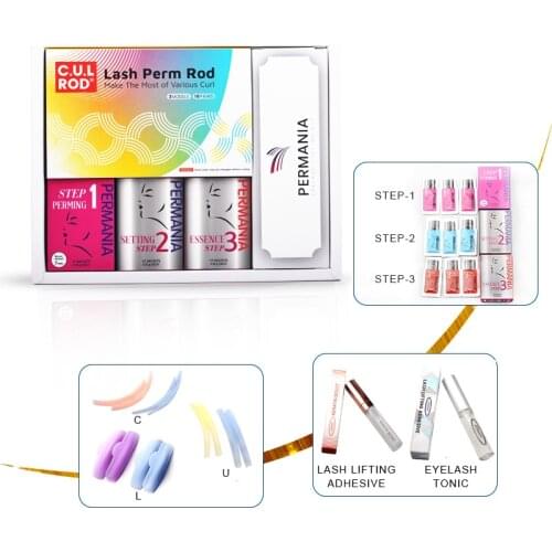 Perming Curling Lash Lift Rods Growth Eyelash Lifting Eyelash Perming Curling Nutritious Eyelash Lift Kit Treatment Dropshipping