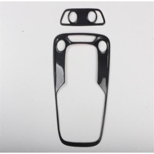 Suitable for Audi A52017 2018 2019HIPS mahogany carbon fiber modified interior reading light frame 2pcs trim strip left drive