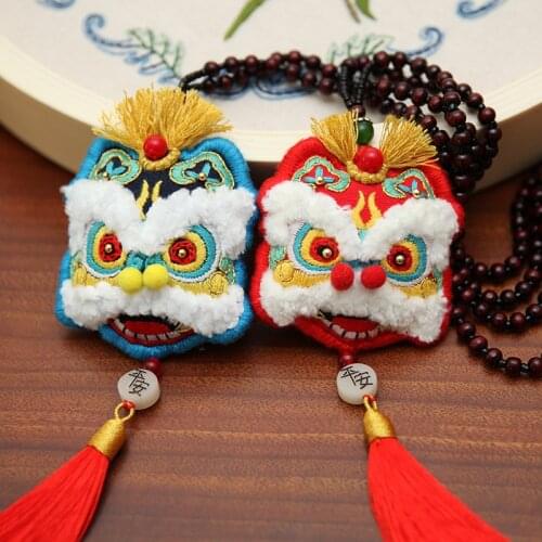 Embroidery DIY Manual Self-Embroidered Lucky Symbol The Chinese Zodiac Material Package Amulet Ping An Fu Purse Sachet Embroid