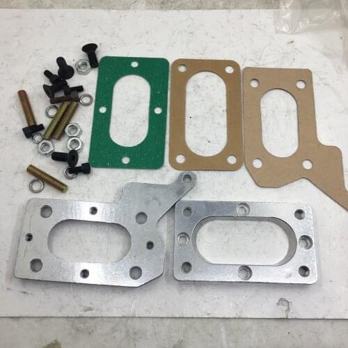 SherryBerg fajs EMPI Weber Carb carburetor Adapter for Chrysler Dodge Mitsubishi Mazda 1.6 2.0 2.6 for Weber 38/38 DGV DGEV DGAV