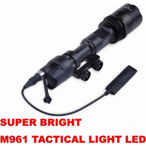 Tactical M961 Airsoft Weapon light Version Super Bright Rifle flashlight with Remote switch