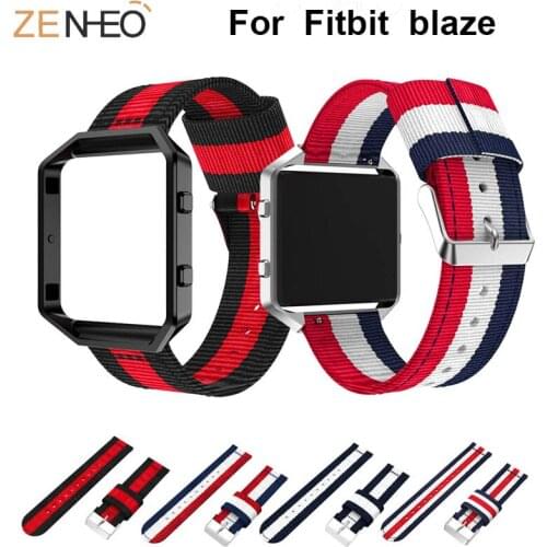 Men Women unique Sport Watch Band nylon Wrist Strap For fitbit blaze Classic Replacement Bracelet For fitbit blaze wristbands