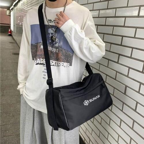 Waterproof Large Capacity Crossbody Bags Fashion Shoulder Bag Unisex Anti Theft Short Travel Pouch Solid Color Messenger Bag