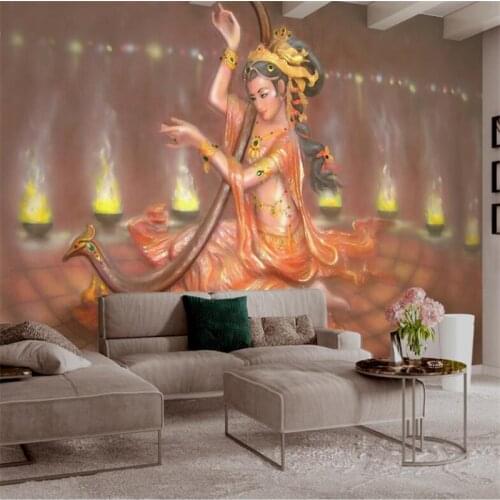 Wellyu Chinese style beautiful embossed TV background wall custom large mural green wallpaper papel de parede para quarto