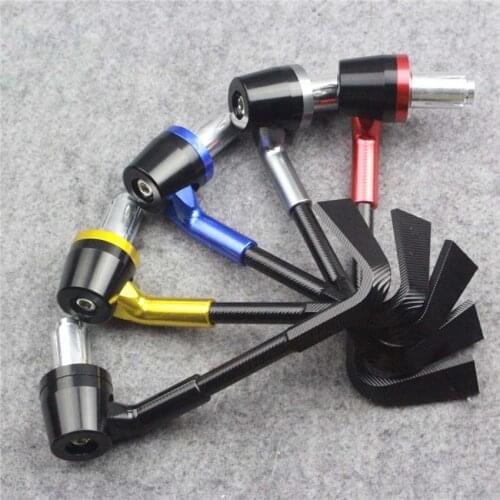 CNC Protector Handlebar Motorbike Handgrip Guard Brake Clutch Levers Protect Guard redFor RC 125 200 390 DUKE