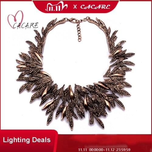 Big Pendent Large Necklace Maxi Women CHEAP Fashion Jewelery Collares Metal Statement F1010 Bohemian 2 Colors