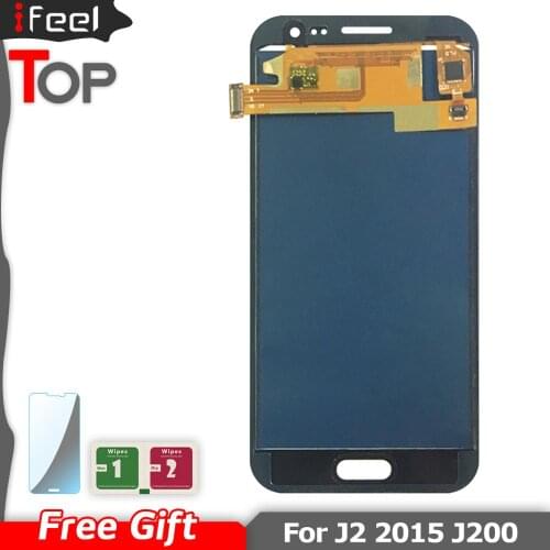 J200 LCD For Samsung Galaxy J2 2015 J200Y J200G J200F J200H LCD Display + Touch Screen Digitizer Repair Free Shipping