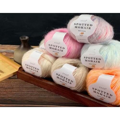1PC=25g 166M Crocheting Acrylic mohair yarn for knitting lana crochet wool yarn to hand knit crocheted line threads to knitted