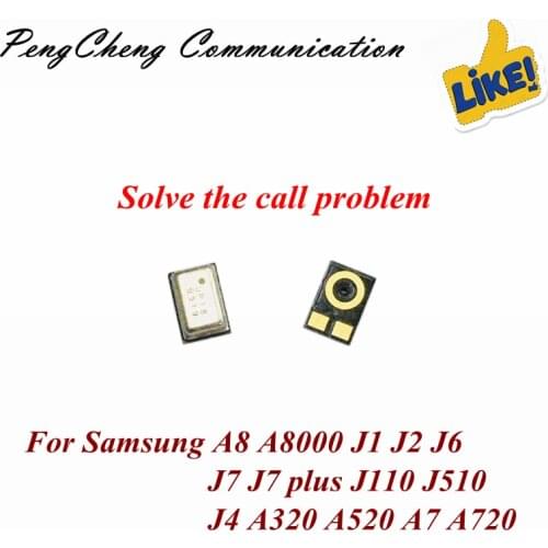 10-100pcs/Original for Samsung A8 A8000 J1 J2 J6 J7 J110 J510 J4 A320 A7 Microphone Inner MIC Receiver Speaker Repair Parts