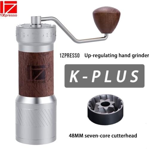 1Zpresso kplus Manual Coffee Grinder Aluminum Burr Grinder Stainless Steel Adjustable Coffee Bean Mill Mini Bean Milling 40g