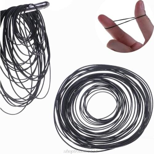 50Pcs/bag 1mm Universal Mix Cassette Tape Machine Belts Assorted Common Flat Rubber Belt 45-130mm Recorders D23 20 Dropship
