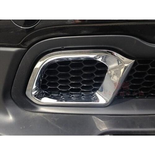 ABS Chrome Accessories FOR Jeep Cherokee KL 2014 2015 2016 2017 2018 Car Head Front Bumper air outlet frame Cover Trim