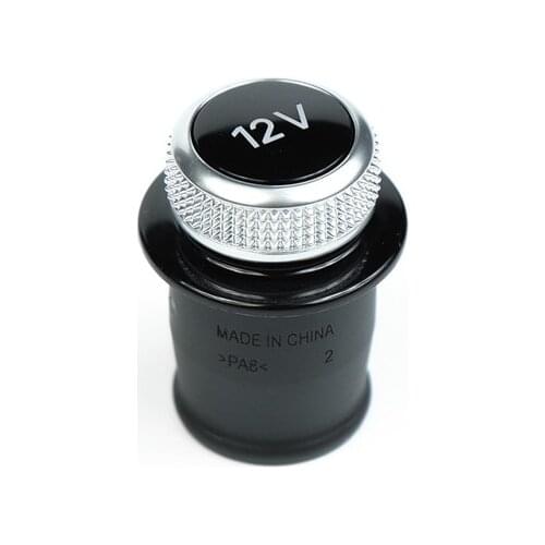 AZGIANT 12V Chrome Plated Cigarette Lighter Plug Cover 8wd919311 Decoration Accessories For VW Audi A3 A4 A5 A6 Q3 Q5 RS7