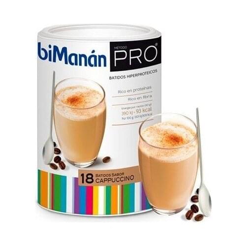 BIMANAN METODO PRO BATIDO HIPERPROTEICA E HIPOCALORICA CAPPUCCINO 540 G 18 U