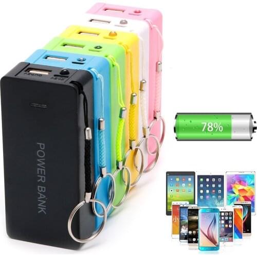 5V 1A 2x18650 Battery Power Bank Case With LED DIY Box Charger For OnePlus 2 MP3